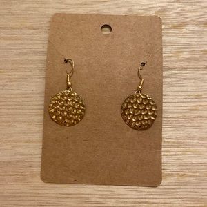 *3 for $20* Hammered Disc Earrings
